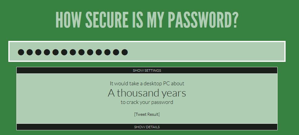 password