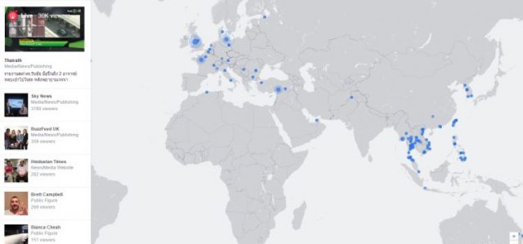 Putovanje uživo: Facebook pokrenuo live video interaktivnu mapu