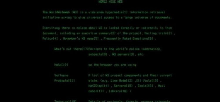 I danas postoji: Ovako je izgledala prva web stranica